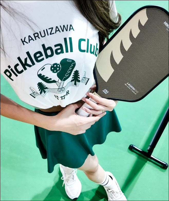 Karuizawa Pickleball Club - Classic Premium T-Shirt (Off white)