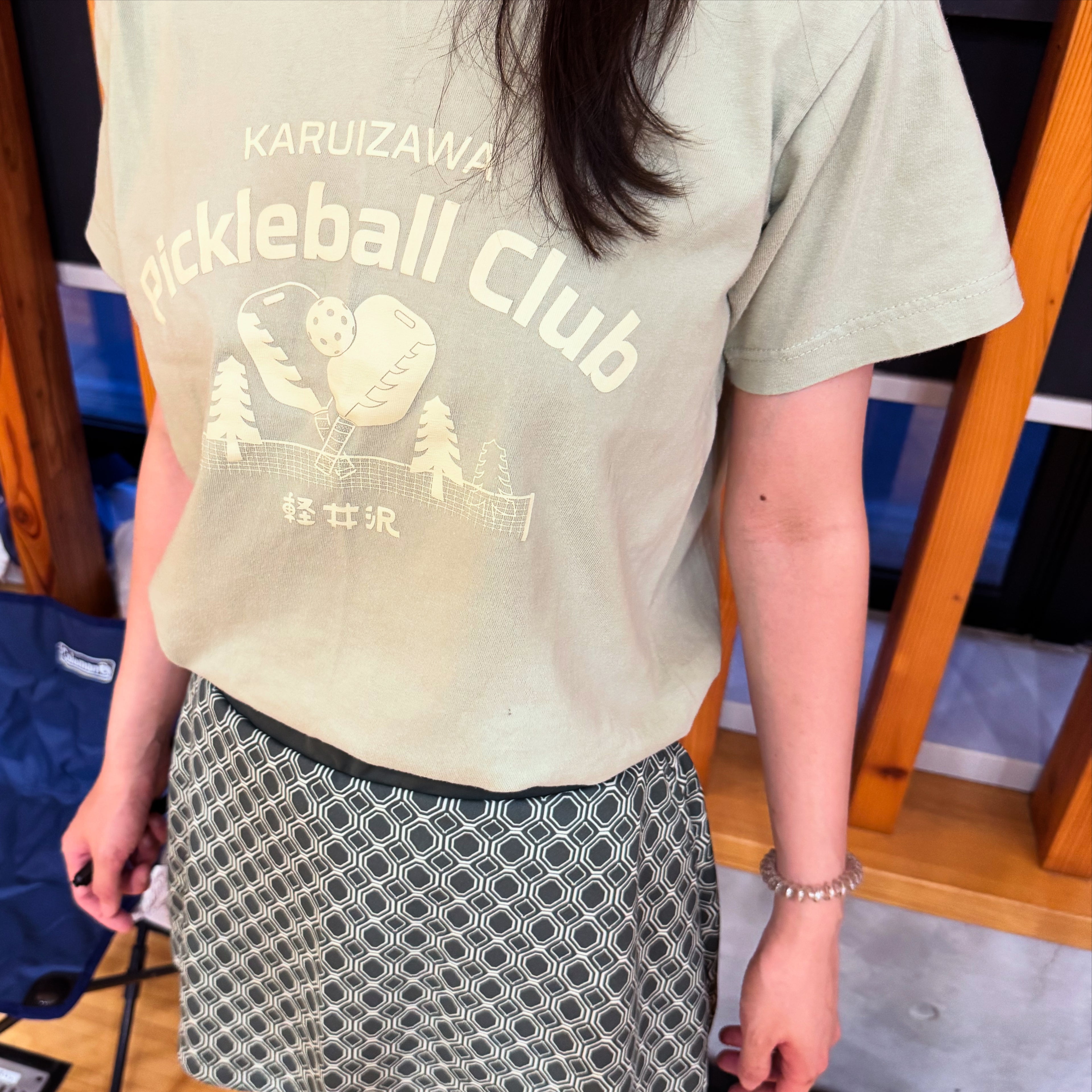 Karuizawa Pickleball Club - Classic Premium T-Shirt (Sage Green)
