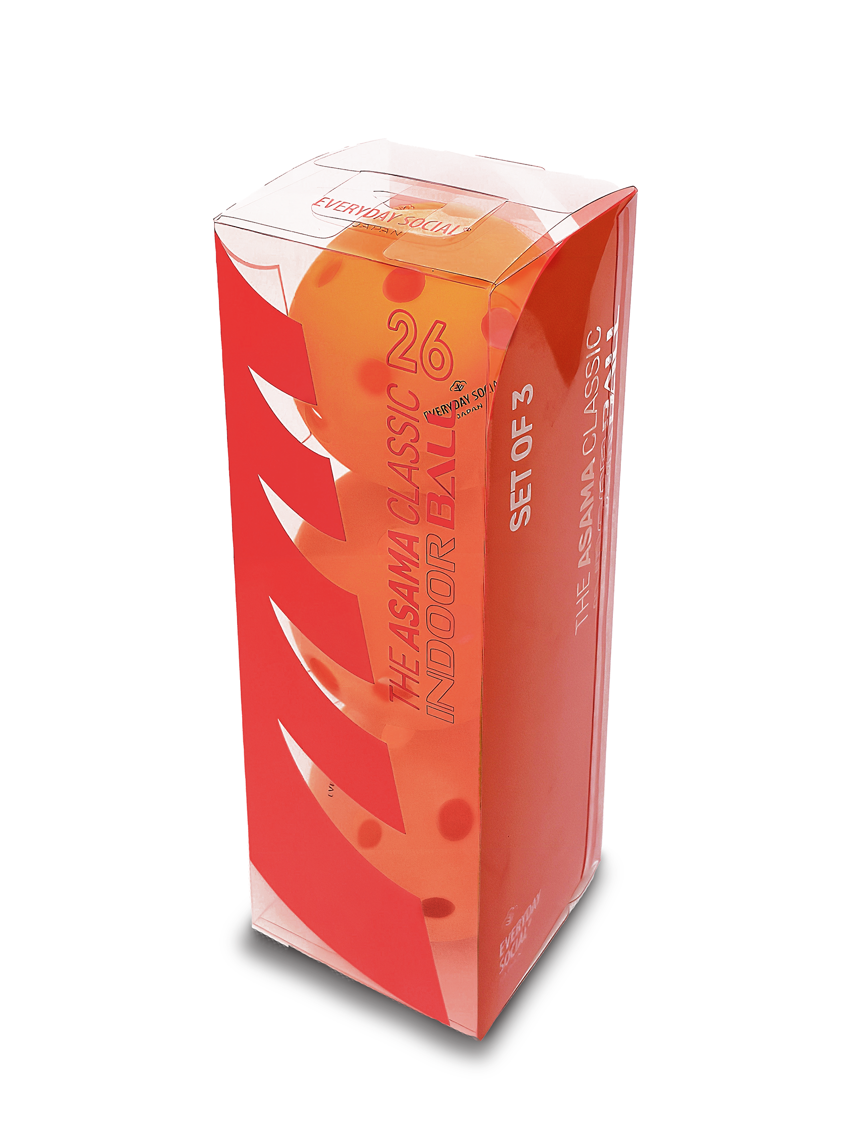 THE ASAMA CLASSIC Orange (Indoor) 3 Ball Set