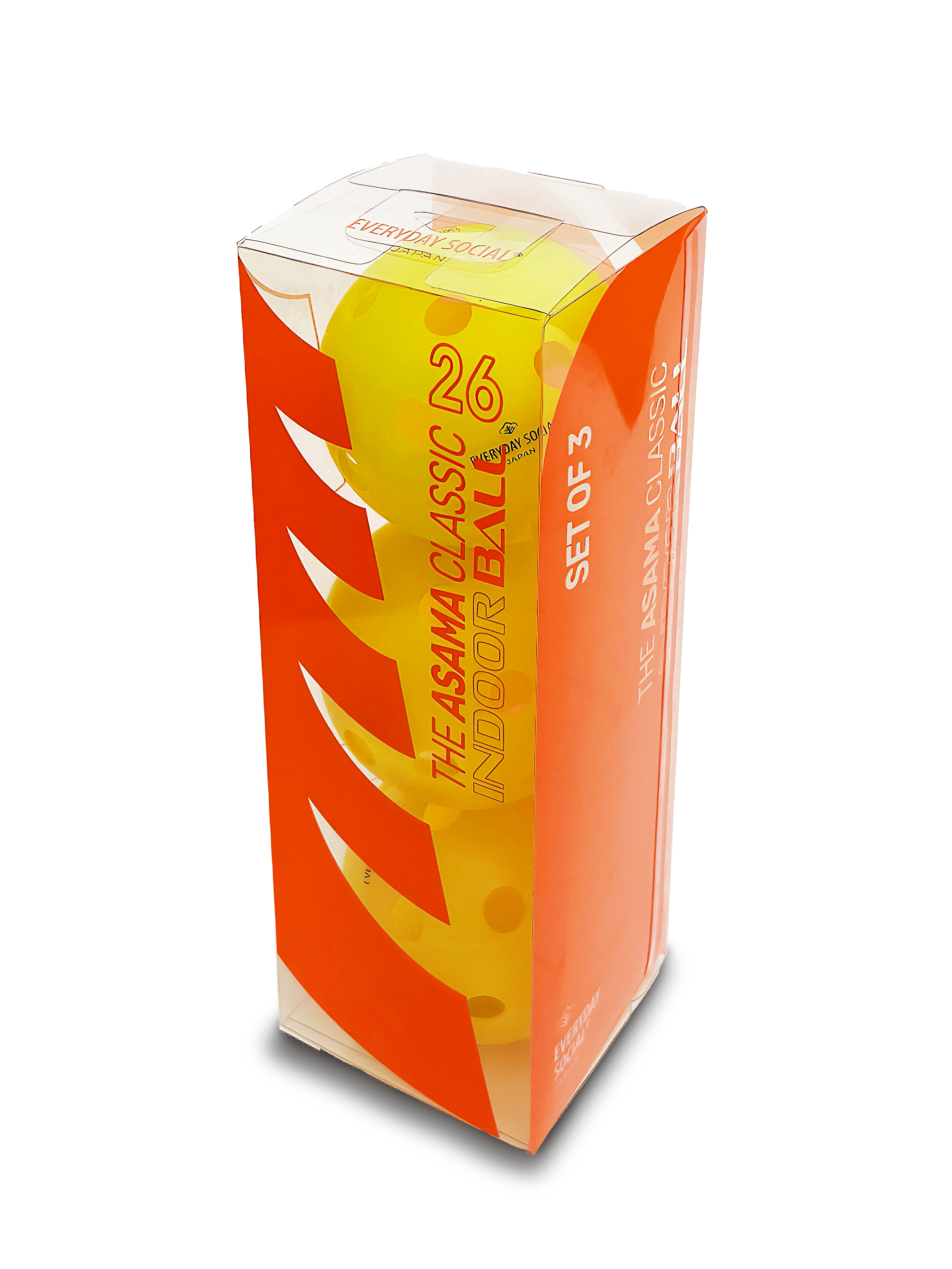 THE ASAMA CLASSIC YELLOW (Indoor) 3 Ball Set