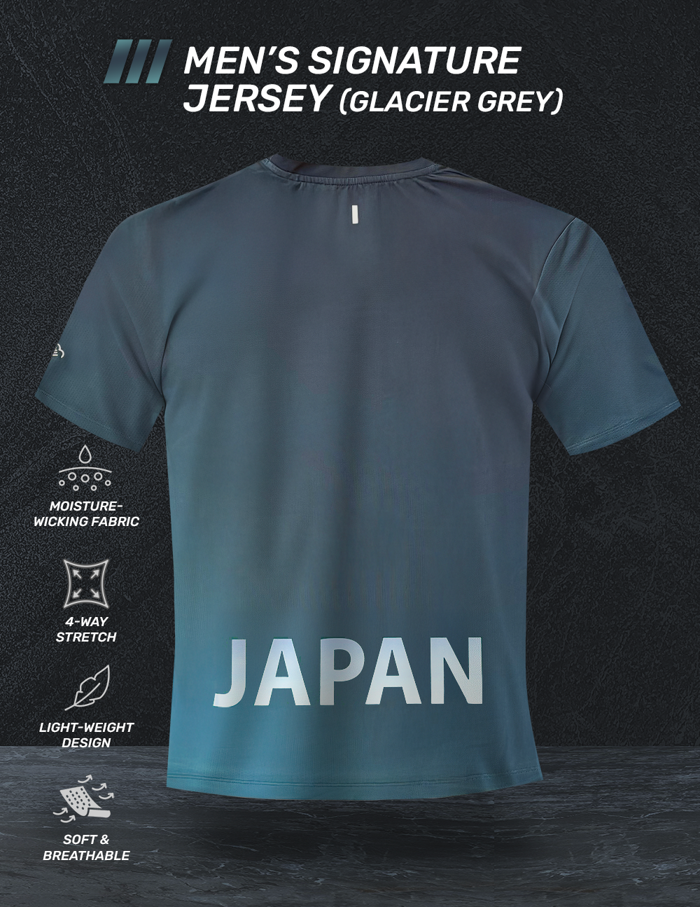 Signature Jersey (Glacier Grey) 「TEAM JAPAN」