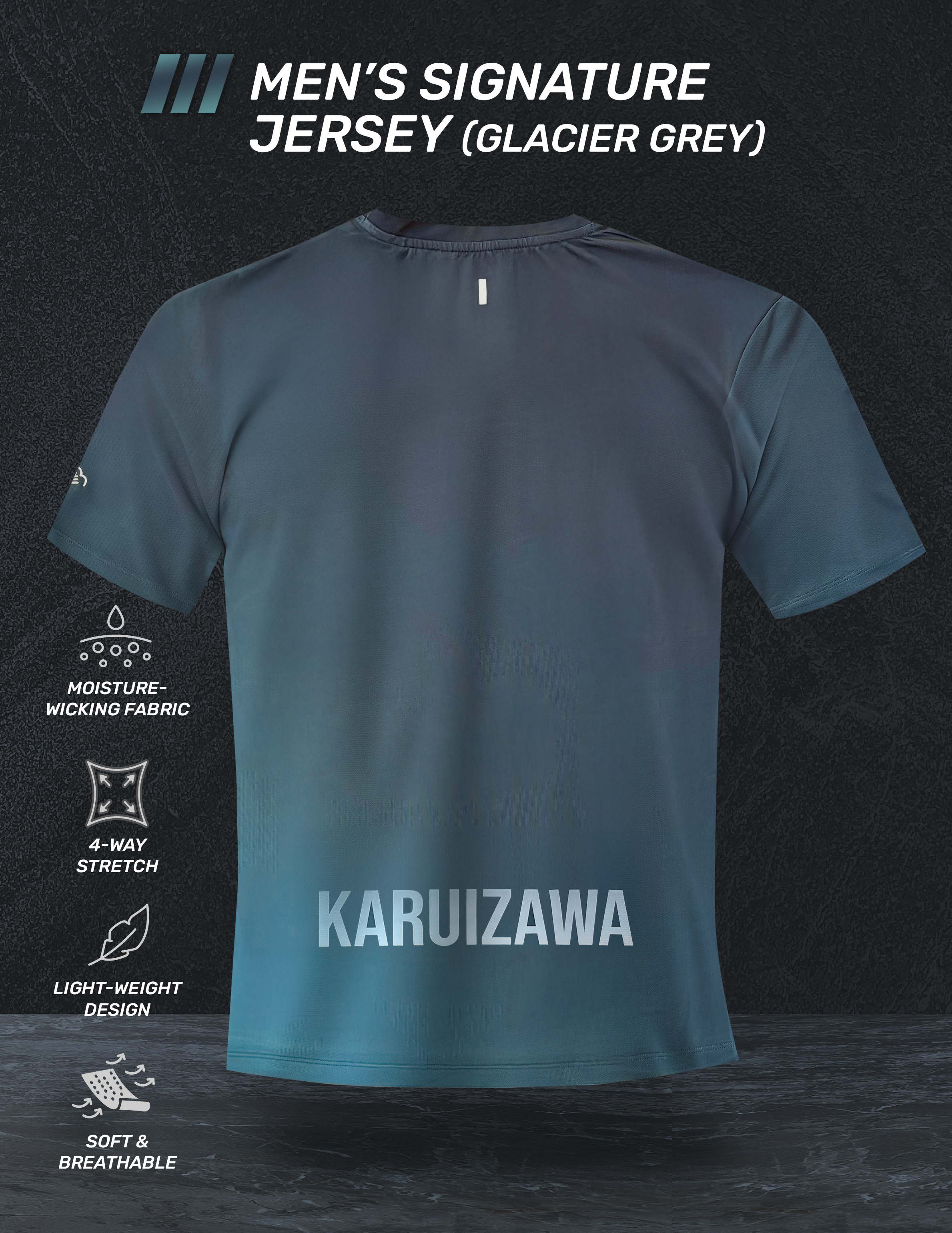 Signature Jersey (Glacier Grey) 「KARUIZAWA」