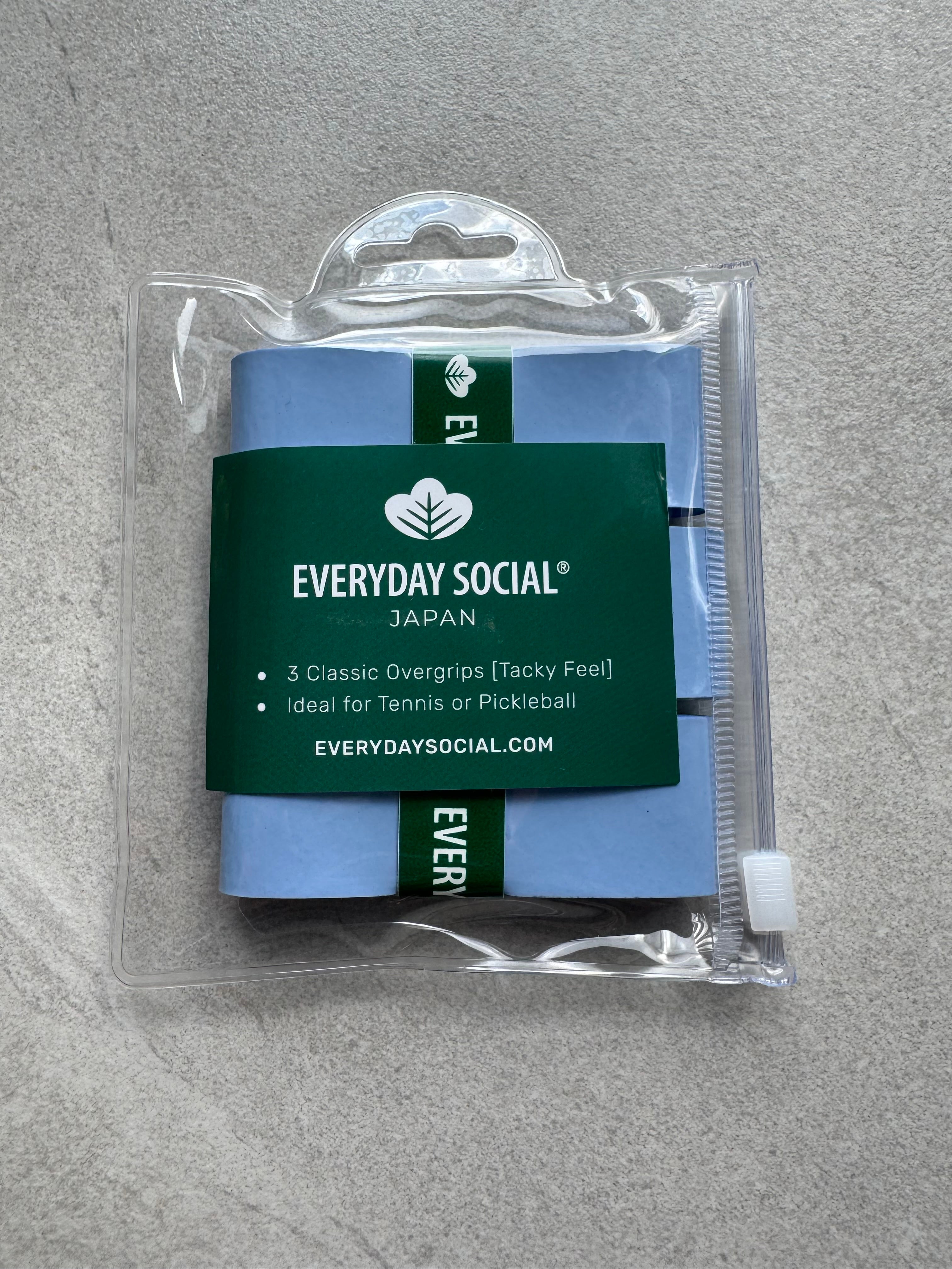 EVERYDAY SOCIAL® クラシックグリップテープ（3本セット）「スカイブルー」