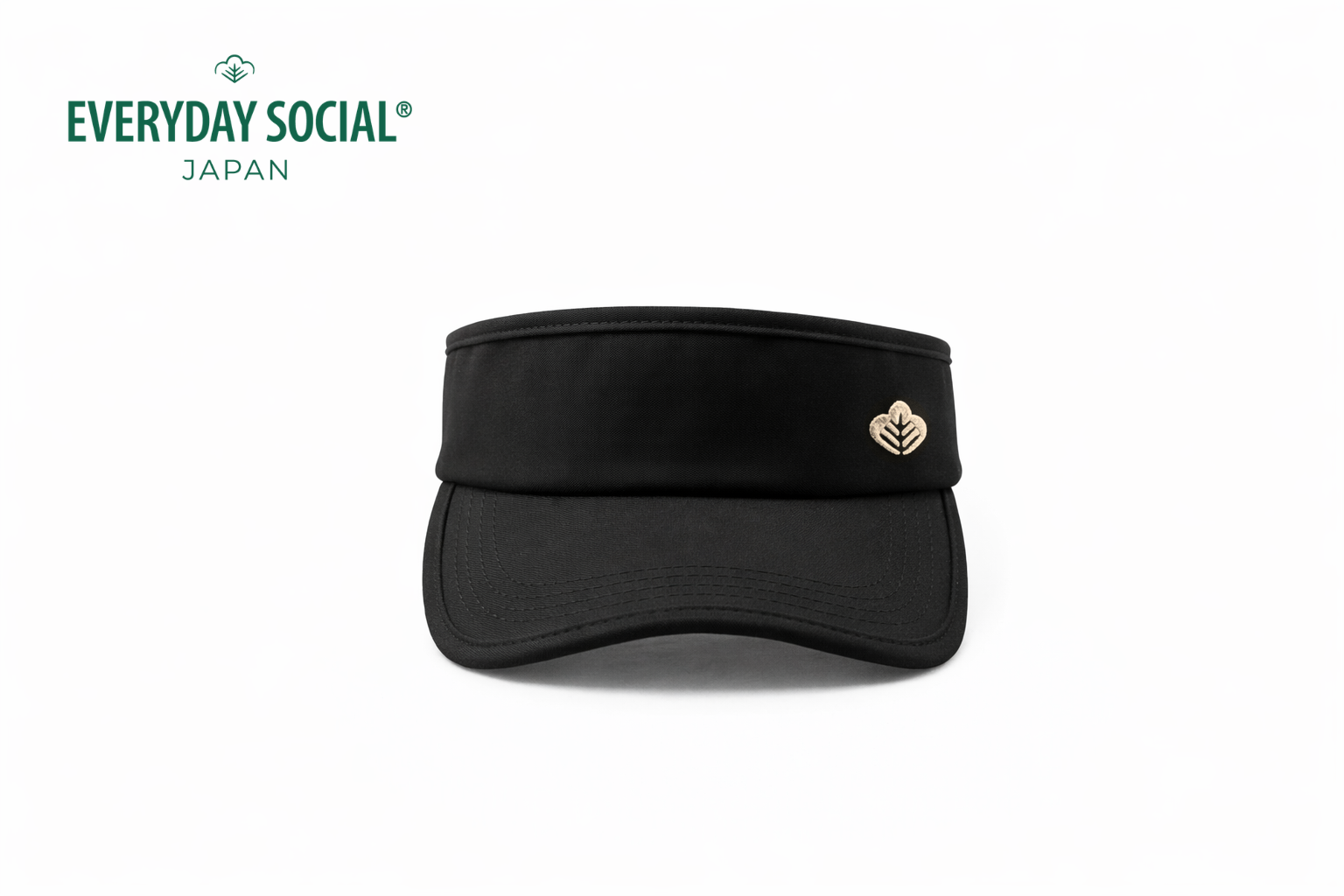 【新商品】EVERYDAY SOCIAL® ミニマル パフォーマンス バイザー（オフホワイト）
