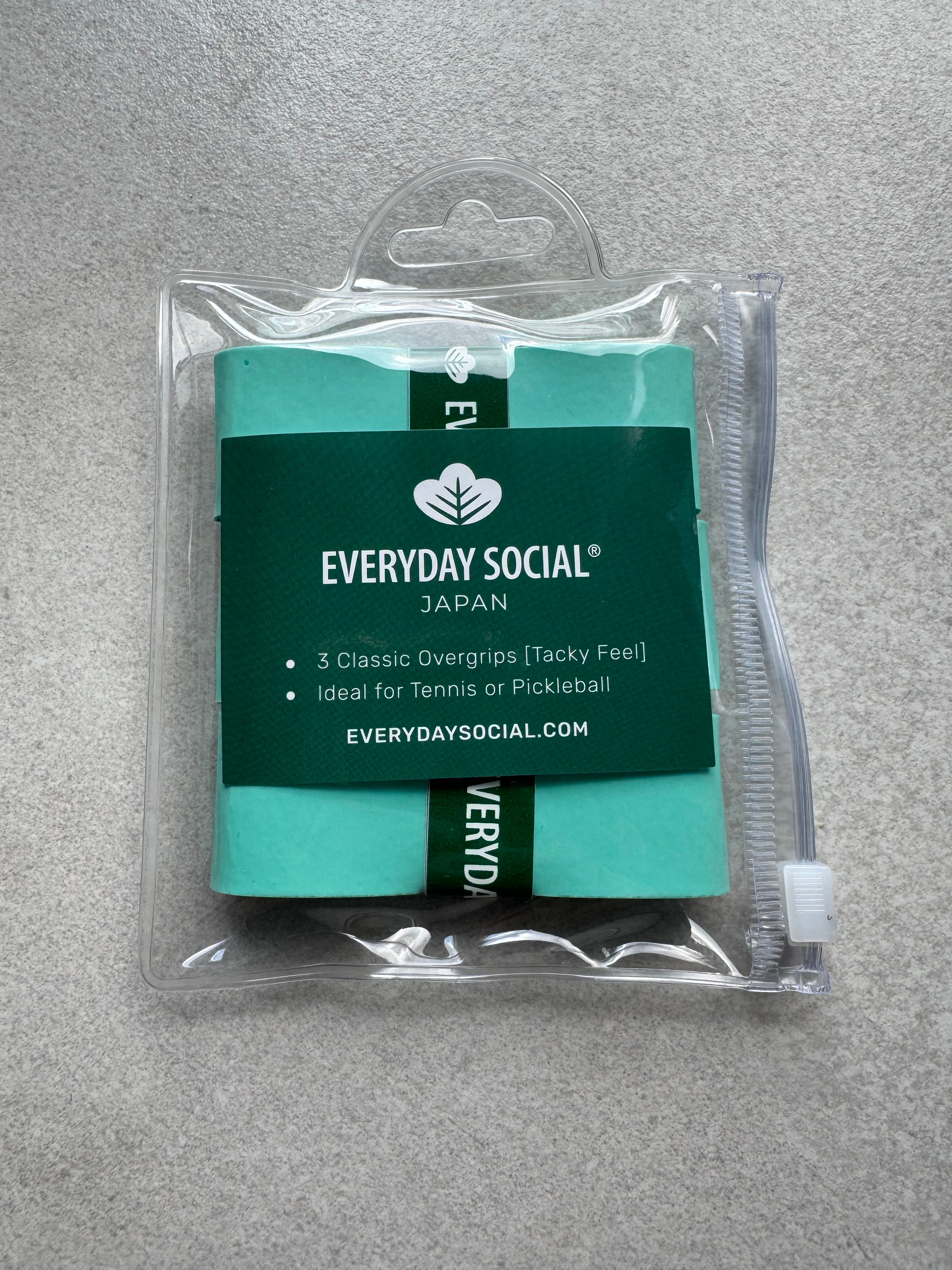 EVERYDAY SOCIAL® クラシックグリップテープ（3本セット）「ミントグリーン」