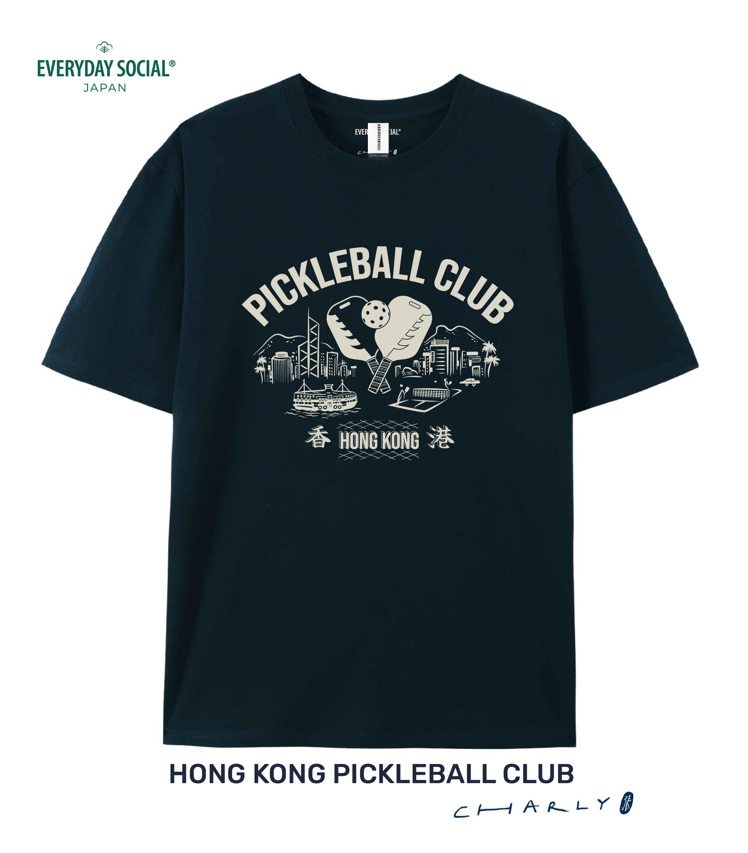 【新作】香港ピックルボールクラブ Tシャツ