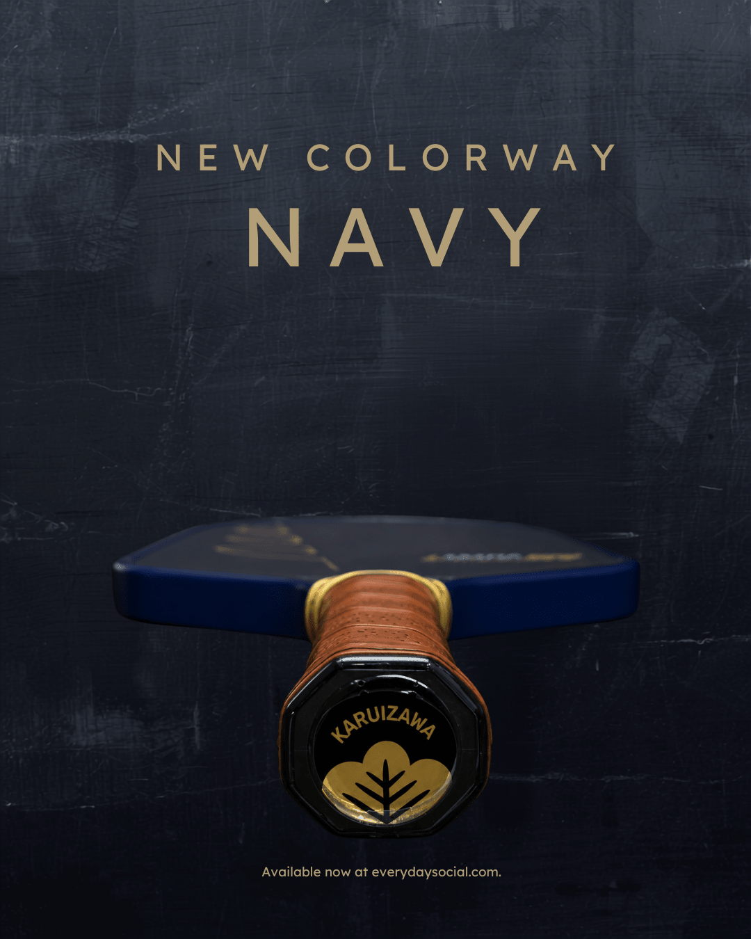 EVERYDAY SOCIAL® - ASAMA BLACK & GOLD PWR (Full-Foam Gen4) Navy
