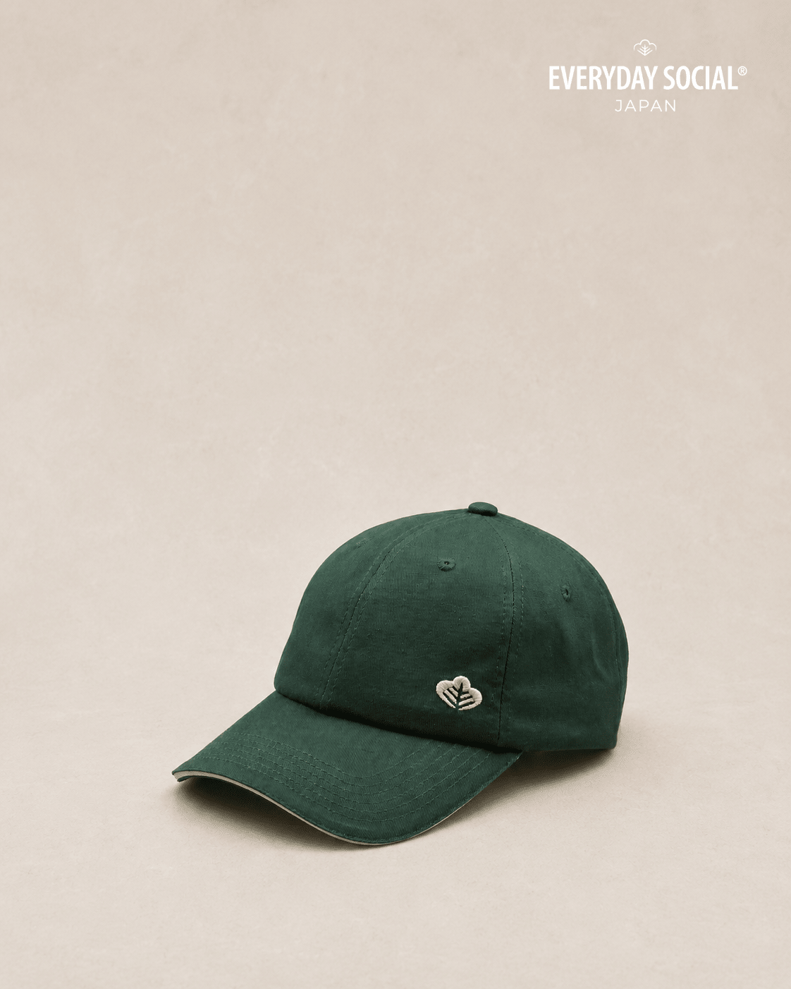 EVERYDAY SOCIAL® - Classic Minimalist Hat (Forest Green)