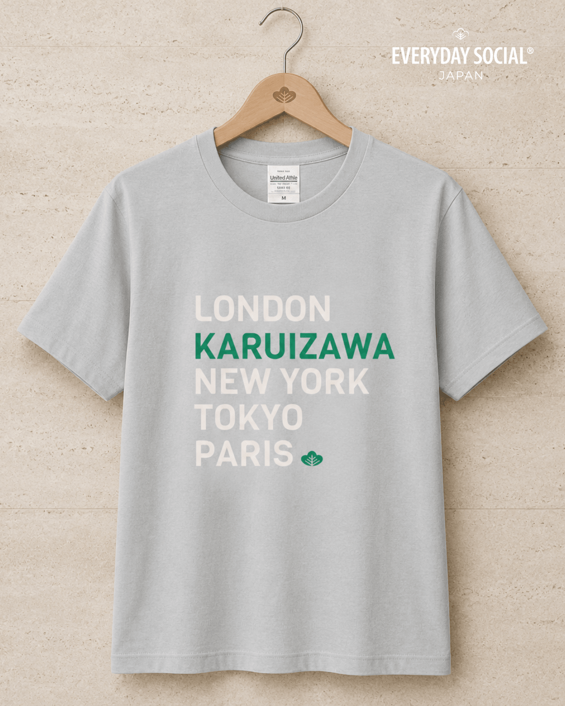 EVERYDAY SOCIAL® - Karuizawa World Cities - Lifestyle Shirt (Moonstone Gray)