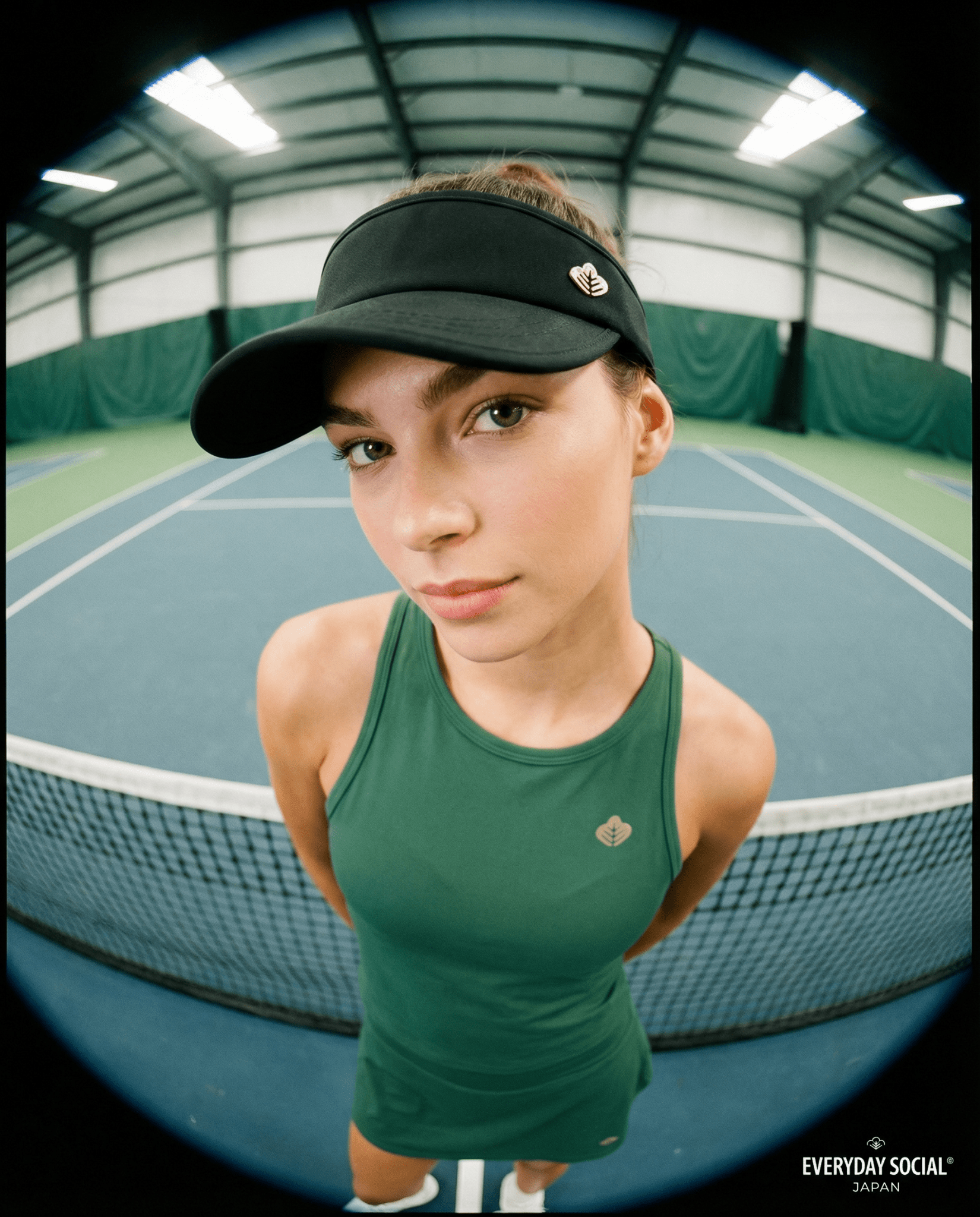 EVERYDAY SOCIAL® - *New* Minimalist Performance Visor (Black & Gold)