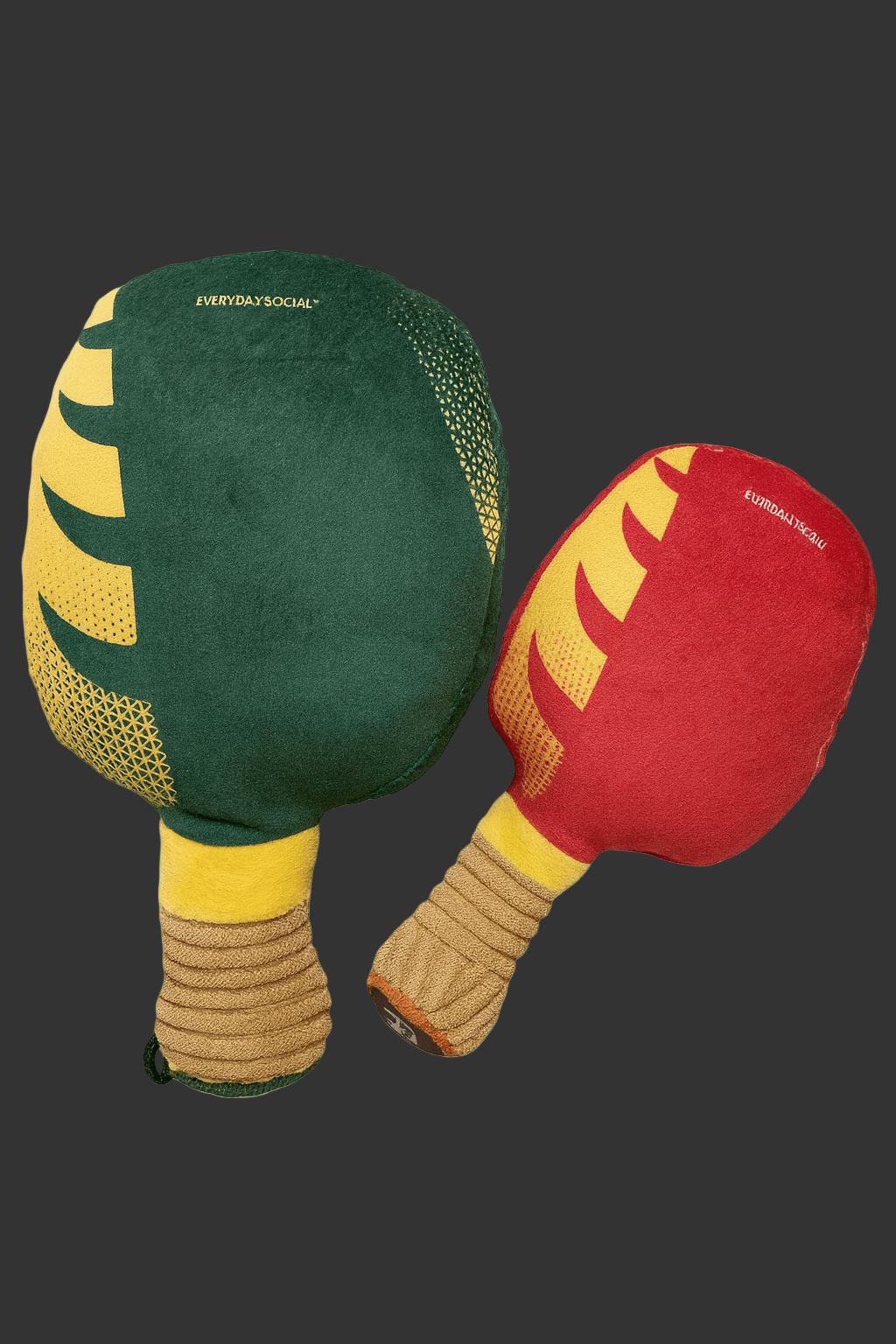 EVERYDAY SOCIAL® - Pickleball Paddle Squeaky Toy (Set of 2)