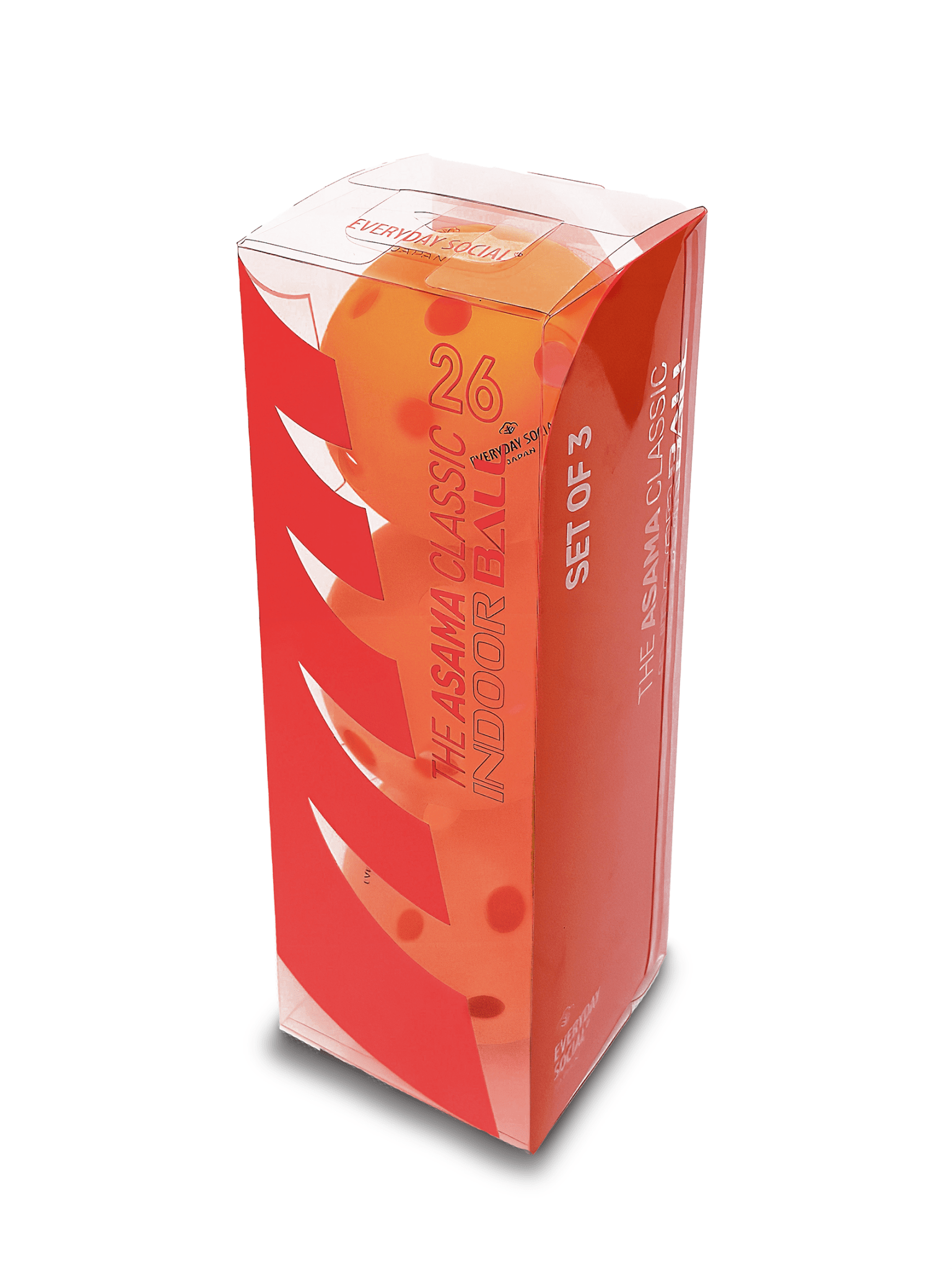 EVERYDAY SOCIAL® - THE ASAMA CLASSIC Orange (Indoor) 3 Ball Set