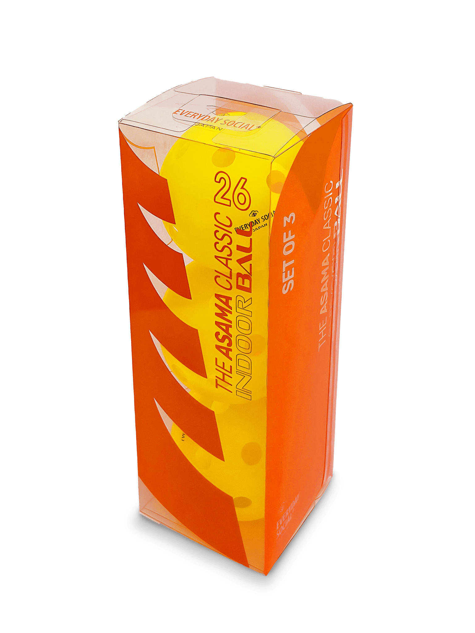 EVERYDAY SOCIAL® - THE ASAMA CLASSIC YELLOW (Indoor) 3 Ball Set