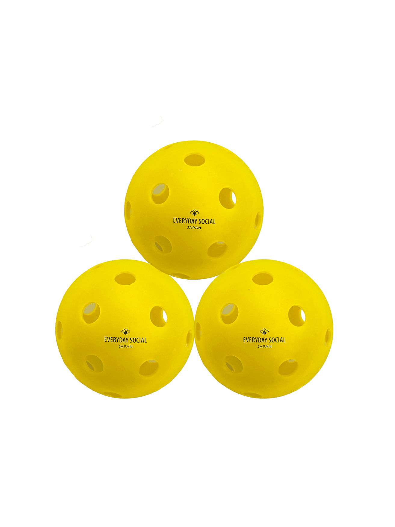 EVERYDAY SOCIAL® - THE ASAMA CLASSIC YELLOW (Indoor) 3 Ball Set