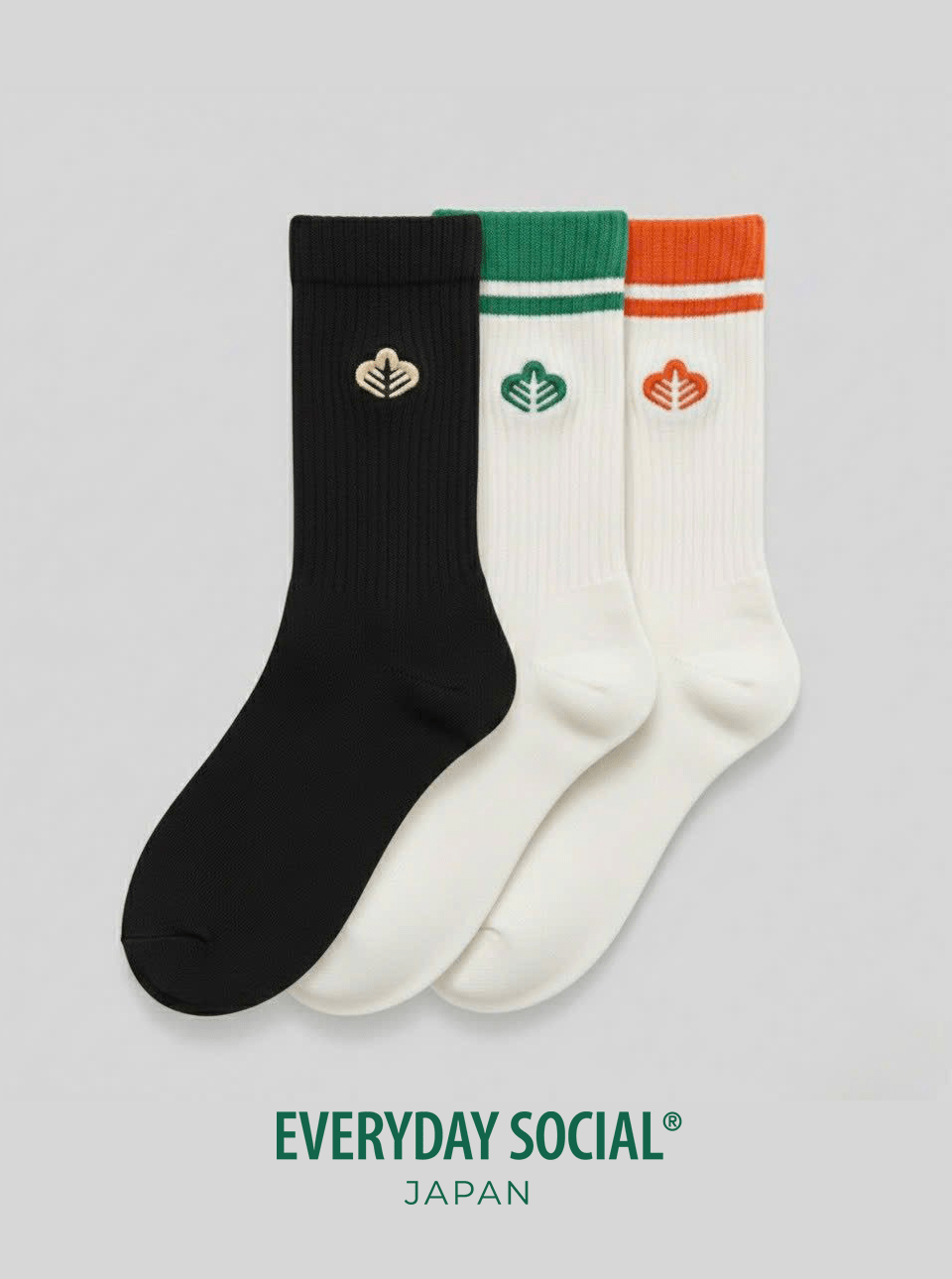 EVERYDAY SOCIAL® - The Classic Crew Sock (3 - Pack)