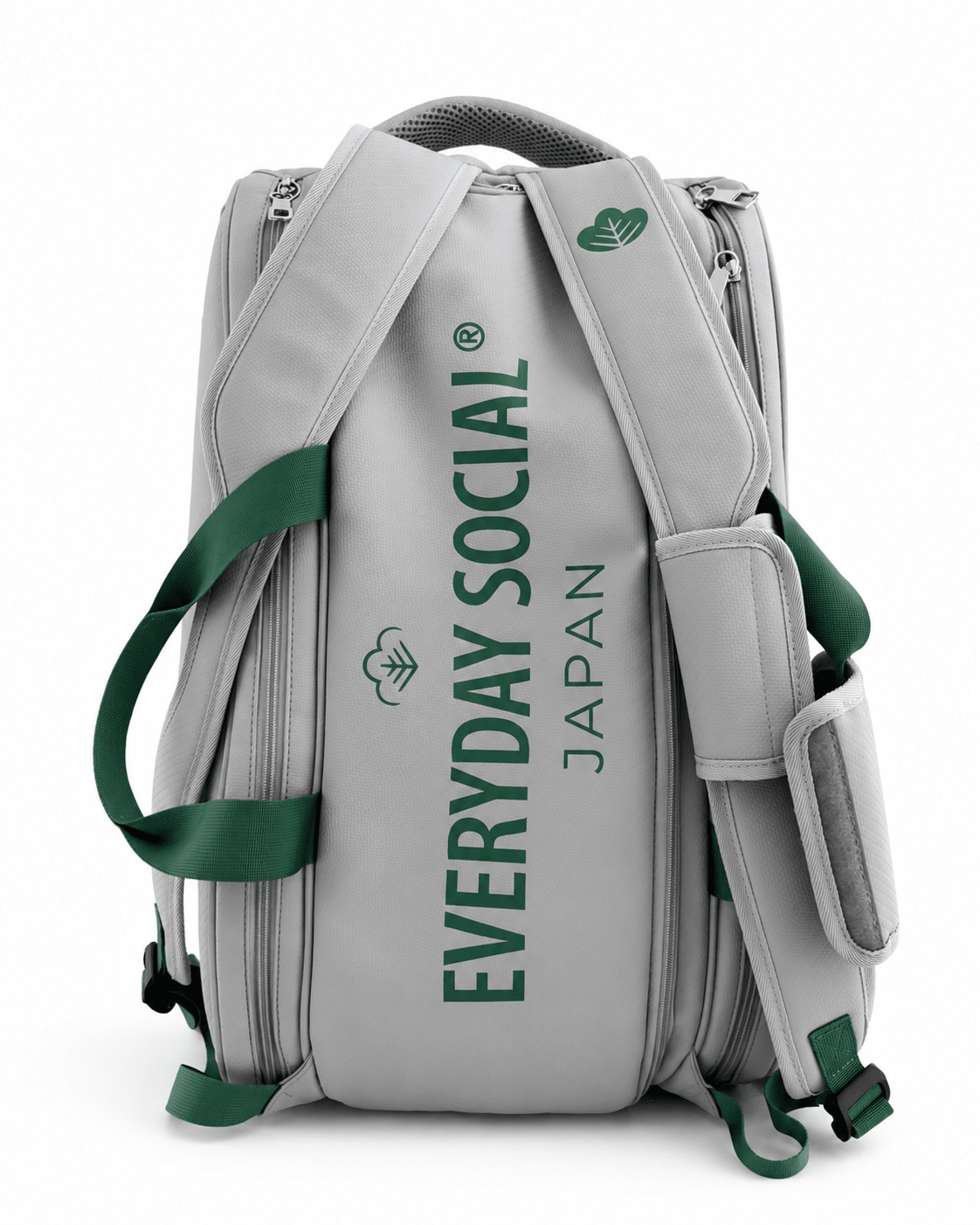 EVERYDAY SOCIAL® - The Competition Paddle Bag 2.0 (Grey/Green)