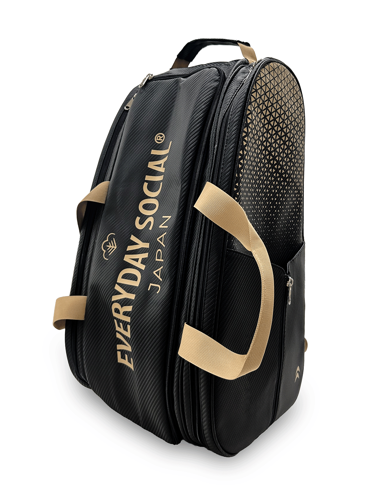 EVERYDAY SOCIAL® - The Competition Paddle Bag (Black/Gold)